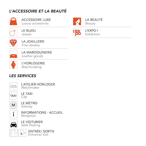 Bon Marché Store map | Le Bon Marché